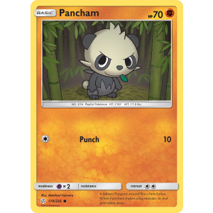 Pancham 119/236 Pokemon TCG Sun & Moon Cosmic Eclipse