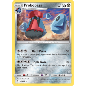 Probopass 141/236 Pokemon TCG Sun & Moon Cosmic Eclipse