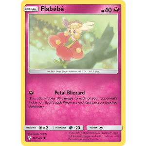 Flabébé 150/236 Pokemon TCG Sun & Moon Cosmic Eclipse