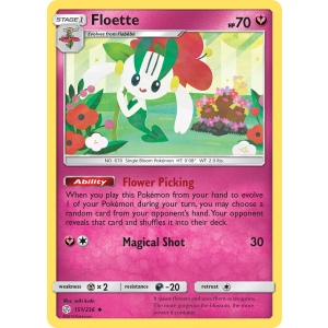 Floette 151/236 Pokemon TCG Sun & Moon Cosmic Eclipse