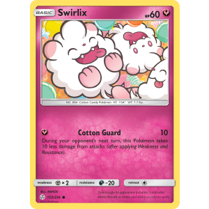 Swirlix 153/236 Pokemon TCG Sun & Moon Cosmic Eclipse