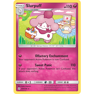 Slurpuff 154/236 Pokemon TCG Sun & Moon Cosmic Eclipse