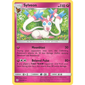 Sylveon 155/236 Pokemon TCG Sun & Moon Cosmic Eclipse