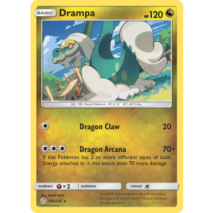 Drampa 159/236 Pokemon TCG Sun & Moon Cosmic Eclipse