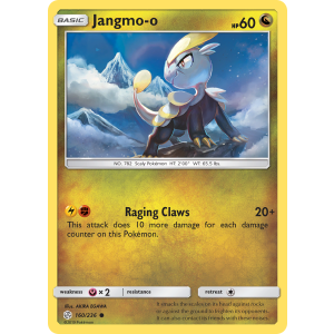 Jangmo-o 160/236 Pokemon TCG Sun & Moon Cosmic Eclipse