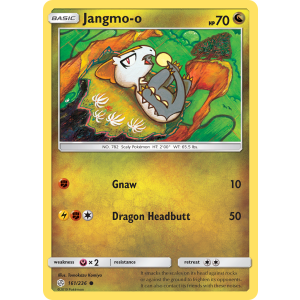 Jangmo-o 161/236 Pokemon TCG Sun & Moon Cosmic Eclipse