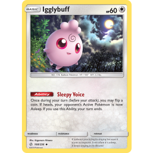 Igglybuff 168/236 Pokemon TCG Sun & Moon Cosmic Eclipse