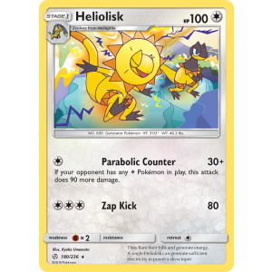 Heliolisk 180/236 Pokemon TCG Sun & Moon Cosmic Eclipse