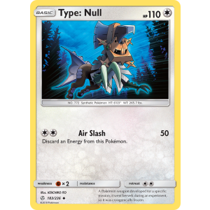 Type: Null 183/236 Pokemon TCG Sun & Moon Cosmic Eclipse