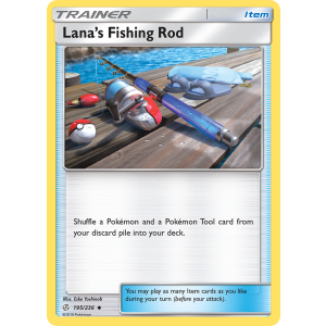 Lana's Fishing Rod 195/236 Pokemon TCG Sun & Moon Cosmic Eclipse