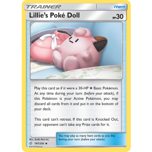 Lillie's Poké Doll 197/236 Pokemon TCG Sun & Moon Cosmic Eclipse