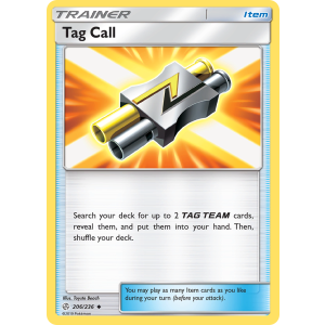 Tag Call 206/236 Pokemon TCG Sun & Moon Cosmic Eclipse