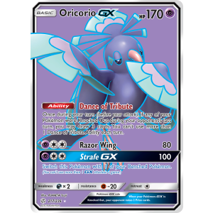 Rare Ultra Oricorio-GX 217/236 Pokemon TCG Sun & Moon Cosmic Eclipse