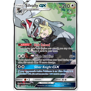 Rare Ultra Silvally-GX 227/236 Pokemon TCG Sun & Moon Cosmic Eclipse