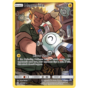 Rare Secret Magnemite 242/236 Pokemon TCG Sun & Moon Cosmic Eclipse