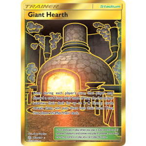 Rare Secret Giant Hearth 263/236 Pokemon TCG Sun & Moon Cosmic Eclipse