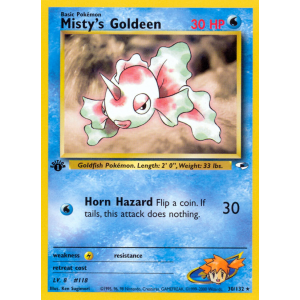 Misty's Goldeen 30/132 Pokemon TCG Gym Gym Heroes