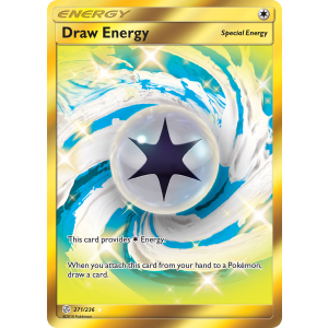 Rare Secret Draw Energy 271/236 Pokemon TCG Sun & Moon Cosmic Eclipse