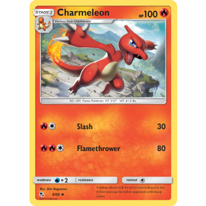 Charmeleon 8/68 Pokemon TCG Sun & Moon Hidden Fates