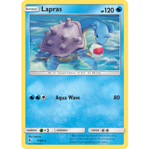 Lapras 17/68 Pokemon TCG Sun & Moon Hidden Fates