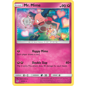 Mr. Mime 43/68 Pokemon TCG Sun & Moon Hidden Fates