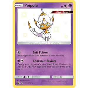 Rare Shiny Poipole SV19/94 Pokemon TCG Sun & Moon Hidden Fates Shiny Vault