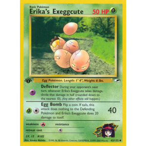 Erika's Exeggcute 43/132 Pokemon TCG Gym Gym Heroes