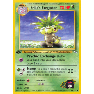 Erika's Exeggutor 44/132 Pokemon TCG Gym Gym Heroes