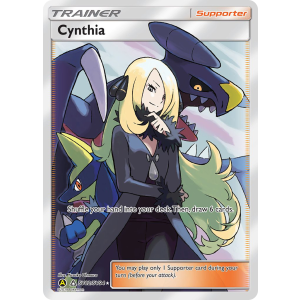 Rare Ultra Cynthia SV82/94 Pokemon TCG Sun & Moon Hidden Fates Shiny Vault