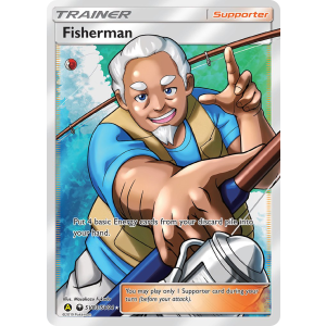 Rare Ultra Fisherman SV83/94 Pokemon TCG Sun & Moon Hidden Fates Shiny Vault