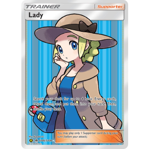 Rare Ultra Lady SV86/94 Pokemon TCG Sun & Moon Hidden Fates Shiny Vault