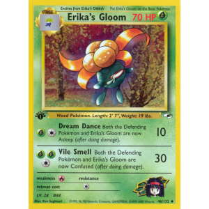 Erika's Gloom 46/132 Pokemon TCG Gym Gym Heroes