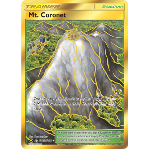 Rare Secret Mt. Coronet SV89/94 Pokemon TCG Sun & Moon Hidden Fates Shiny Vault