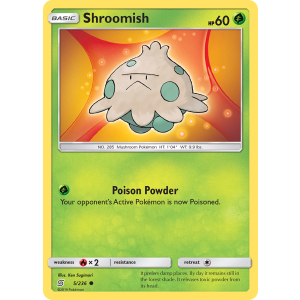 Shroomish 5/236 Pokemon TCG Sun & Moon Unified Minds