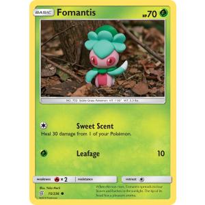 Fomantis 15/236 Pokemon TCG Sun & Moon Unified Minds