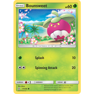 Bounsweet 17/236 Pokemon TCG Sun & Moon Unified Minds