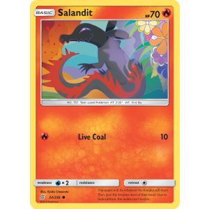 Salandit 33/236 Pokemon TCG Sun & Moon Unified Minds