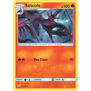 Salazzle 34/236 Pokemon TCG Sun & Moon Unified Minds