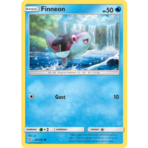 Finneon 39/236 Pokemon TCG Sun & Moon Unified Minds