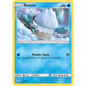 Snover 41/236 Pokemon TCG Sun & Moon Unified Minds