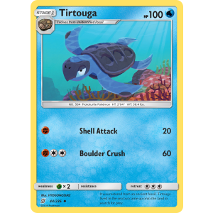 Tirtouga 44/236 Pokemon TCG Sun & Moon Unified Minds