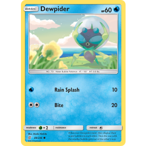 Dewpider 48/236 Pokemon TCG Sun & Moon Unified Minds