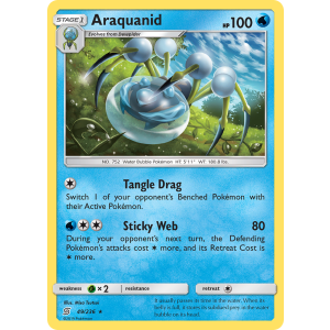 Araquanid 49/236 Pokemon TCG Sun & Moon Unified Minds