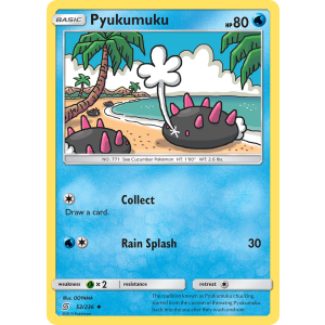 Pyukumuku 52/236 Pokemon TCG Sun & Moon Unified Minds