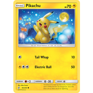 Pikachu 56/236 Pokemon TCG Sun & Moon Unified Minds