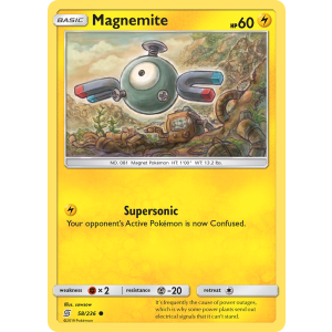 Magnemite 58/236 Pokemon TCG Sun & Moon Unified Minds