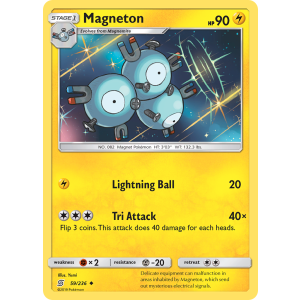 Magneton 59/236 Pokemon TCG Sun & Moon Unified Minds