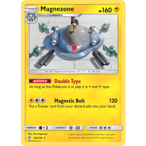 Rare Holo Magnezone 60/236 Pokemon TCG Sun & Moon Unified Minds