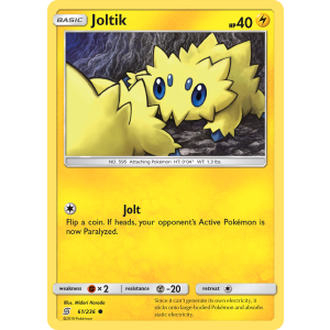 Joltik 61/236 Pokemon TCG Sun & Moon Unified Minds