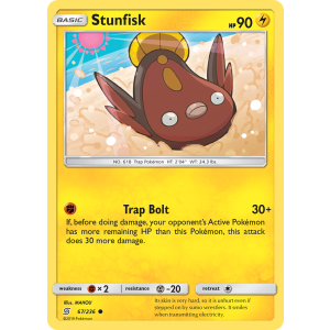 Stunfisk 67/236 Pokemon TCG Sun & Moon Unified Minds